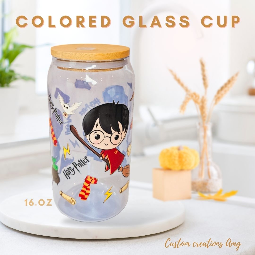 Colored Glass Cup