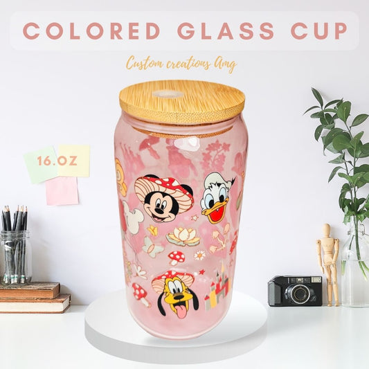 Pink Glass Cup
