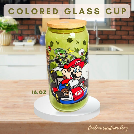 Colored Glass Cup