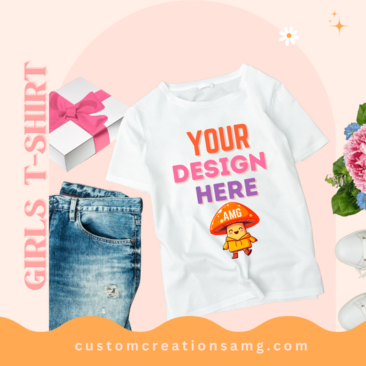 Girl's Personalized Tee "Personalized Girl's t-shirt"