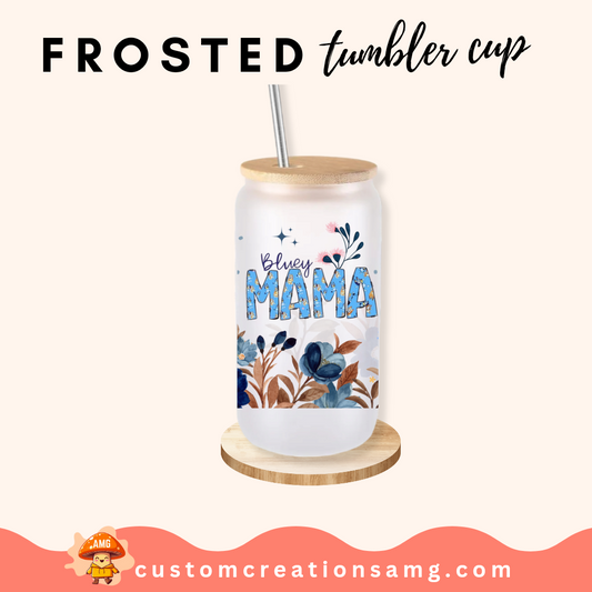 Frosted Glass Tumbler Cup