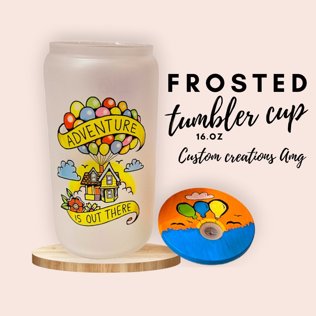 Adventure is out there Frosted cup