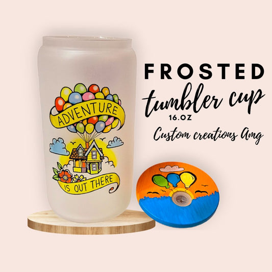 Adventure is out there Frosted cup
