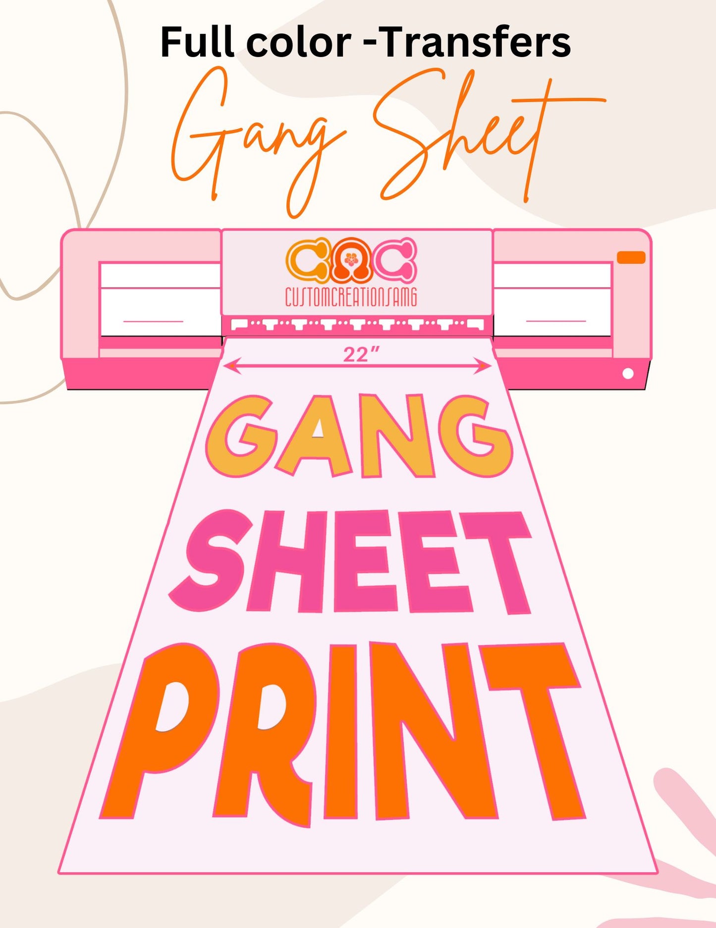 Custom Transfers- Gang Sheet